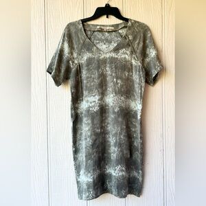 Rachel Roy Tie Dye Short Sleeve Dress